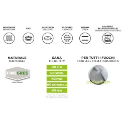 MONETA - PADELLA 1 MANICO LINEA ARMONIA FINEGRES D. 24CM