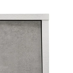 MONILE IN LAMINATO OSSIDO BIANCO - 2 ANTE 4 CASSETTI