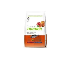 NATURAL TRAINER ADULTO MEDIUM TONNO 12KG: vendita online NATURAL TRAINER ADULTO MEDIUM TONNO 12KG in offerta