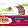 NATURAL TRAINER CAT ADULTO UMIDO FLOW POLLO 85GR: vendita online NATURAL TRAINER CAT ADULTO UMIDO FLOW POLLO 85GR in offerta