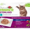 NATURAL TRAINER CAT ADULTO UMIDO STERILISED FLOW MERLUZZO 85GR: vendita online NATURAL TRAINER CAT ADULTO UMIDO STERILISED FLOW MERLUZZO 85GR in offerta