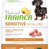 NATURAL TRAINER DOG ADULTO MEDIUM & MAXI SENSITIVE MAIALE E CEREALI INTEGRALI KG 3: vendita online NATURAL TRAINER DOG ADULTO MEDIUM & MAXI SENSITIVE MAIALE E CEREALI INTEGRALI KG 3 in offerta