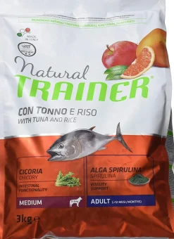 NATURAL TRAINER DOG ADULTO MEDIUM TONNO KG 3: vendita online NATURAL TRAINER DOG ADULTO MEDIUM TONNO KG 3 in offerta