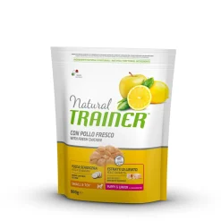 NATURAL TRAINER DOG PUPPY & JR SMALL & TOY POLLO FRESCO KG 0.8: vendita online NATURAL TRAINER DOG PUPPY & JR SMALL & TOY POLLO FRESCO KG 0.8 in offerta