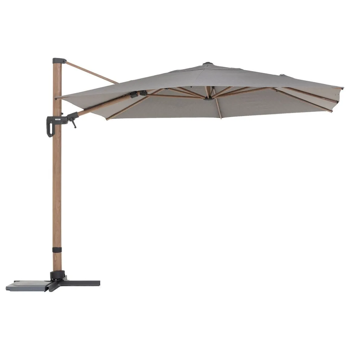 OMBRELLONE A BRACCIO MOD. TIKEO MT 4,2X3 GRIGIO : vendita online OMBRELLONE A BRACCIO MOD. TIKEO MT 4,2X3 GRIGIO in offerta