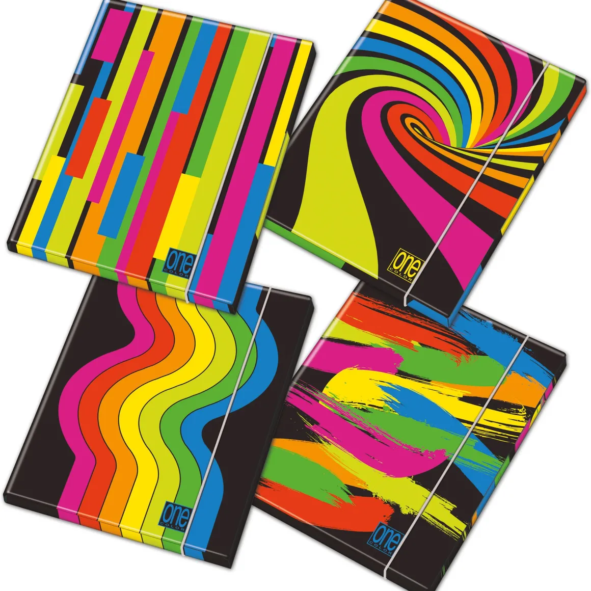 ONE COLOR - CARTELLA 3 LEMBI BLACK&FLUO DORSO 1.2CM 26X35CM ASS.: vendita online ONE COLOR - CARTELLA 3 LEMBI BLACK&FLUO DORSO 1.2CM 26X35CM ASS. in offerta