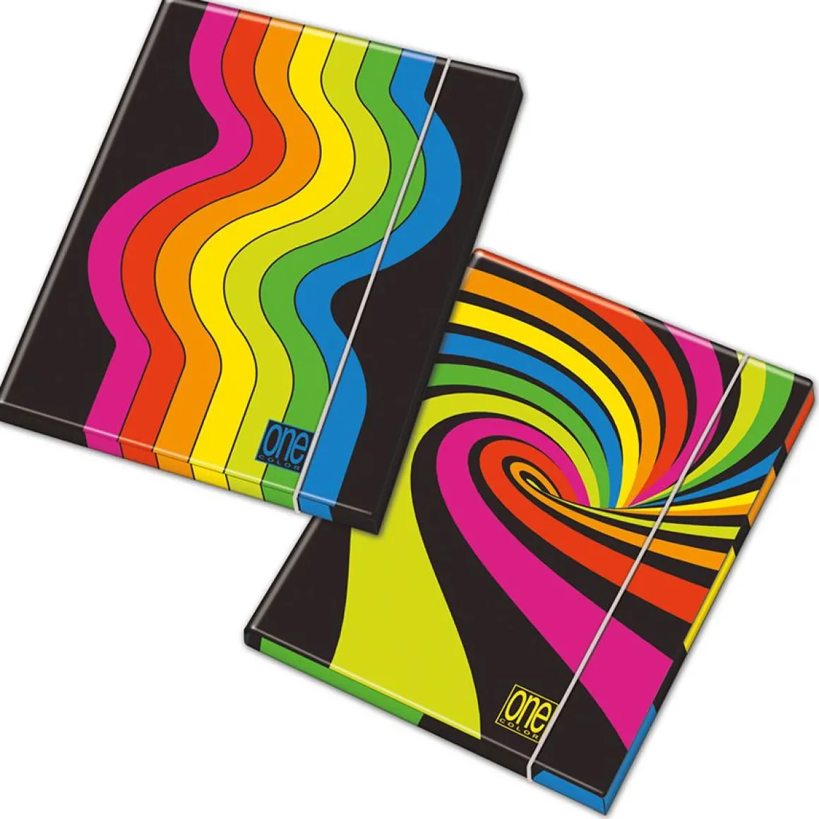 ONE COLOR - CARTELLA 3 LEMBI BLACK&FLUO DORSO 1.2CM 26X35CM ASS.: vendita online ONE COLOR - CARTELLA 3 LEMBI BLACK&FLUO DORSO 1.2CM 26X35CM ASS. in offerta