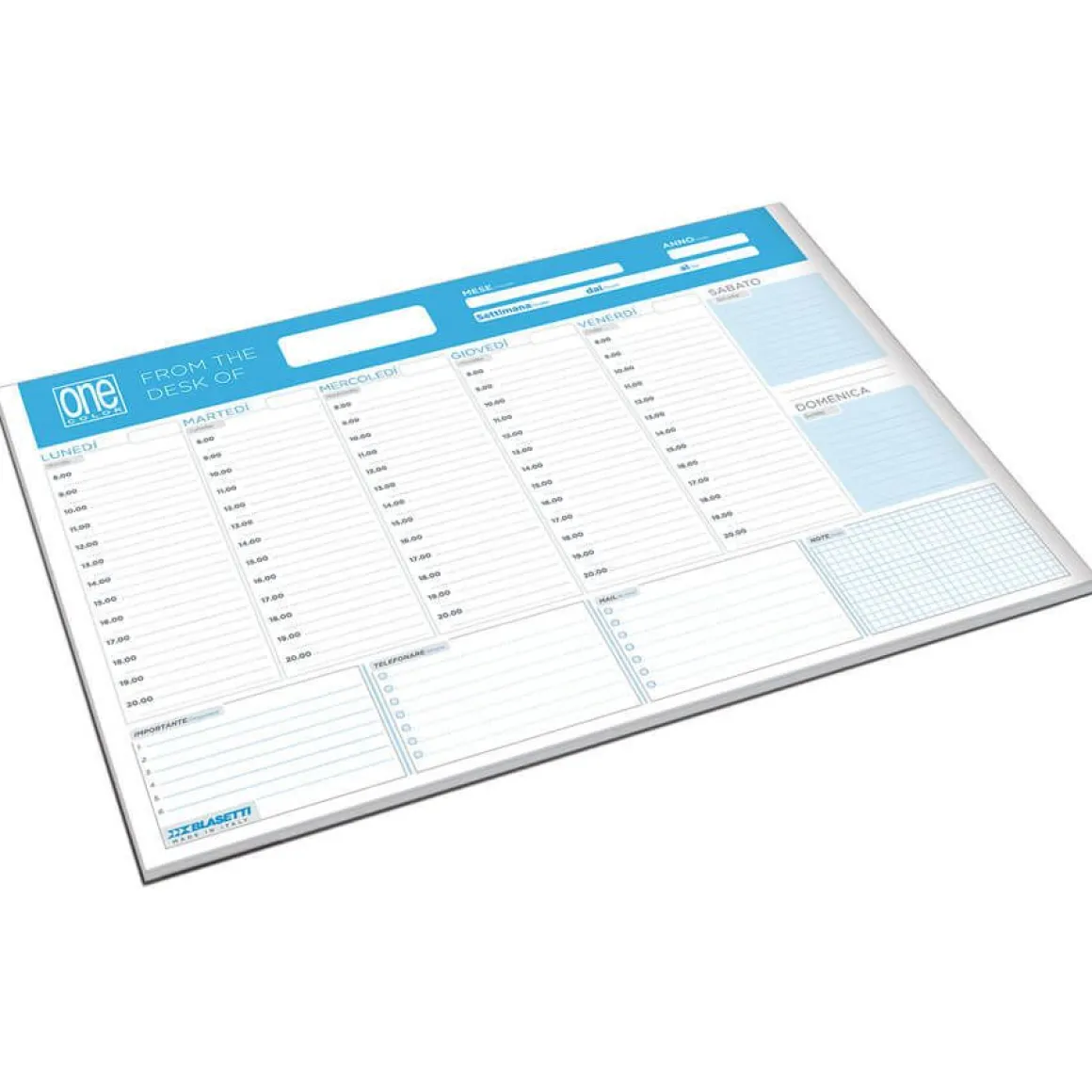 ONE COLOR - WEEKLY PLANNER SETTIMANALE 60 FOGLI A3 : vendita online ONE COLOR - WEEKLY PLANNER SETTIMANALE 60 FOGLI A3 in offerta