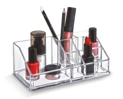 ORGANIZER PER TRUCCHI IN POLIRESINA TRASPARENTE 17,3X6,5X9,4CM : vendita online ORGANIZER PER TRUCCHI IN POLIRESINA TRASPARENTE 17,3X6,5X9,4CM in offerta