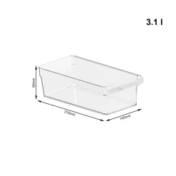 ORGANIZZATORE PER FRIGO LINEA LOFT IN PLASTICA 31X14 H. 9CM 3.1LT