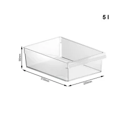 ORGANIZZATORE PER FRIGO LINEA LOFT IN PLASTICA 31X22X9CM 5LT