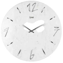 OROLOGIO DA PARETE AL QUARZO EFFETTO MARMO DI CARRARA DIAM. 50CM: vendita online OROLOGIO DA PARETE AL QUARZO EFFETTO MARMO DI CARRARA DIAM. 50CM in offerta
