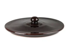PADELLA 1 MANICO LINEA BRUNA IN TERRACOTTA DIAM. 19CM