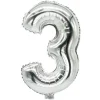 PALLONCINO LAMINATO 35X20CM ARGENTO 3: vendita online PALLONCINO LAMINATO 35X20CM ARGENTO 3 in offerta