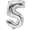 PALLONCINO LAMINATO 35X20CM ARGENTO 5: vendita online PALLONCINO LAMINATO 35X20CM ARGENTO 5 in offerta