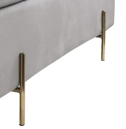 PANCA CONTENITORE CM110X40 H.45CM IN VELLUTO GRIGIO SCURO: vendita online PANCA CONTENITORE CM110X40 H.45CM IN VELLUTO GRIGIO SCURO in offerta