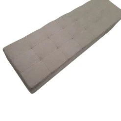 PANCA CONTENITORE CM 138X42 H. 46 IN TESSUTO TORTORA: vendita online PANCA CONTENITORE CM 138X42 H. 46 IN TESSUTO TORTORA in offerta