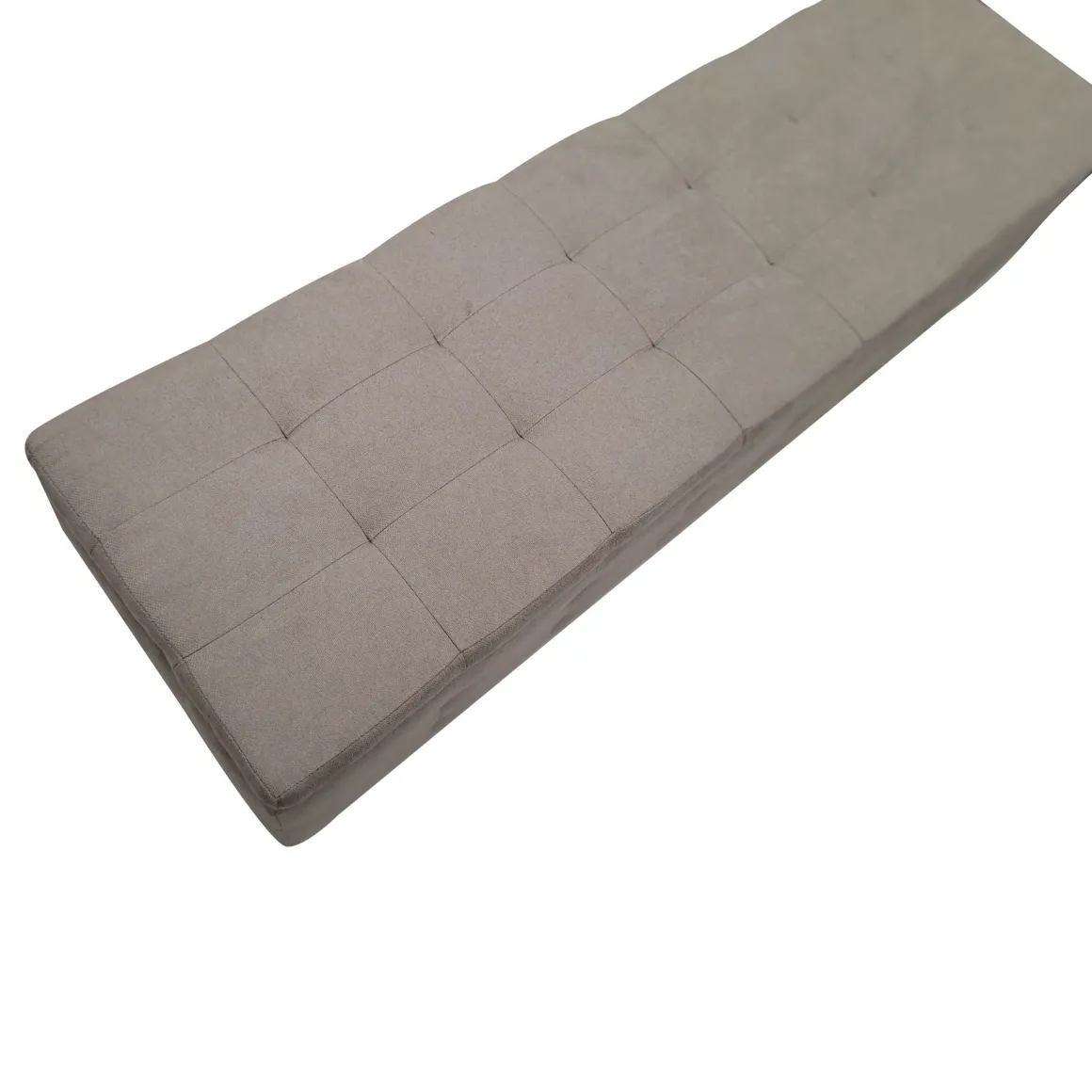 PANCA CONTENITORE CM 138X42 H. 46 IN TESSUTO TORTORA: vendita online PANCA CONTENITORE CM 138X42 H. 46 IN TESSUTO TORTORA in offerta
