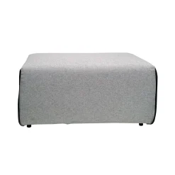 PANCA IMBOTTITA CM 98X42 H. 45 IN TESSUTO GRIGIO CHIARO: vendita online PANCA IMBOTTITA CM 98X42 H. 45 IN TESSUTO GRIGIO CHIARO in offerta