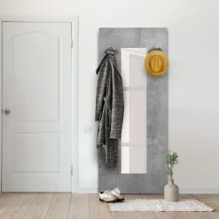 PANNELLO DA INGRESSO CM 64 CEMENTO CON SPECCHIO