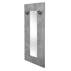 PANNELLO DA INGRESSO CM 64 CEMENTO CON SPECCHIO