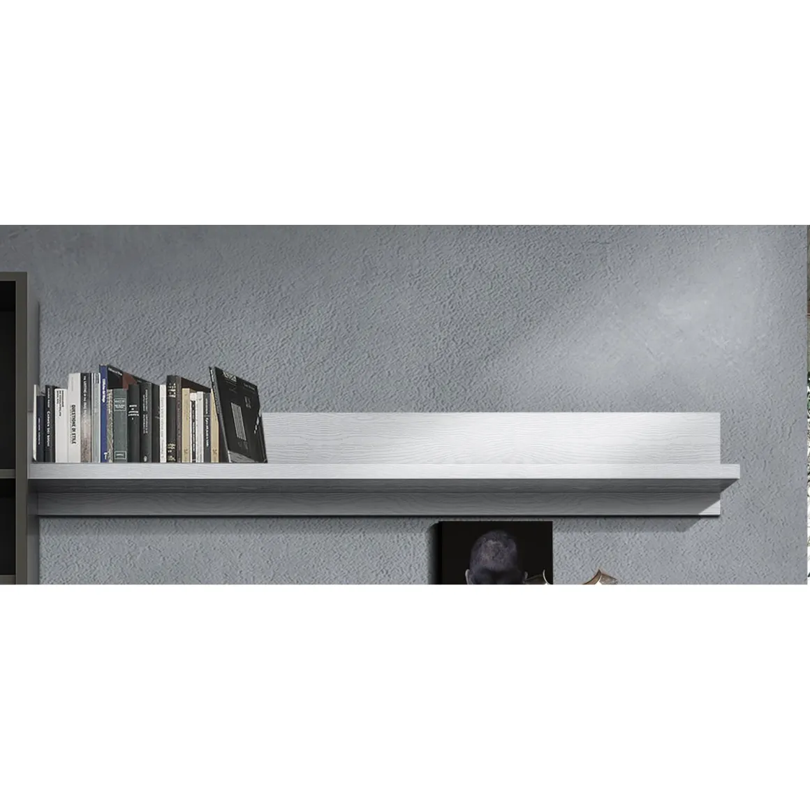 PANNELLO CON MENSOLA MOD.FOSTER CM 120 BIANCO FRASSINATO : vendita online PANNELLO CON MENSOLA MOD.FOSTER CM 120 BIANCO FRASSINATO in offerta