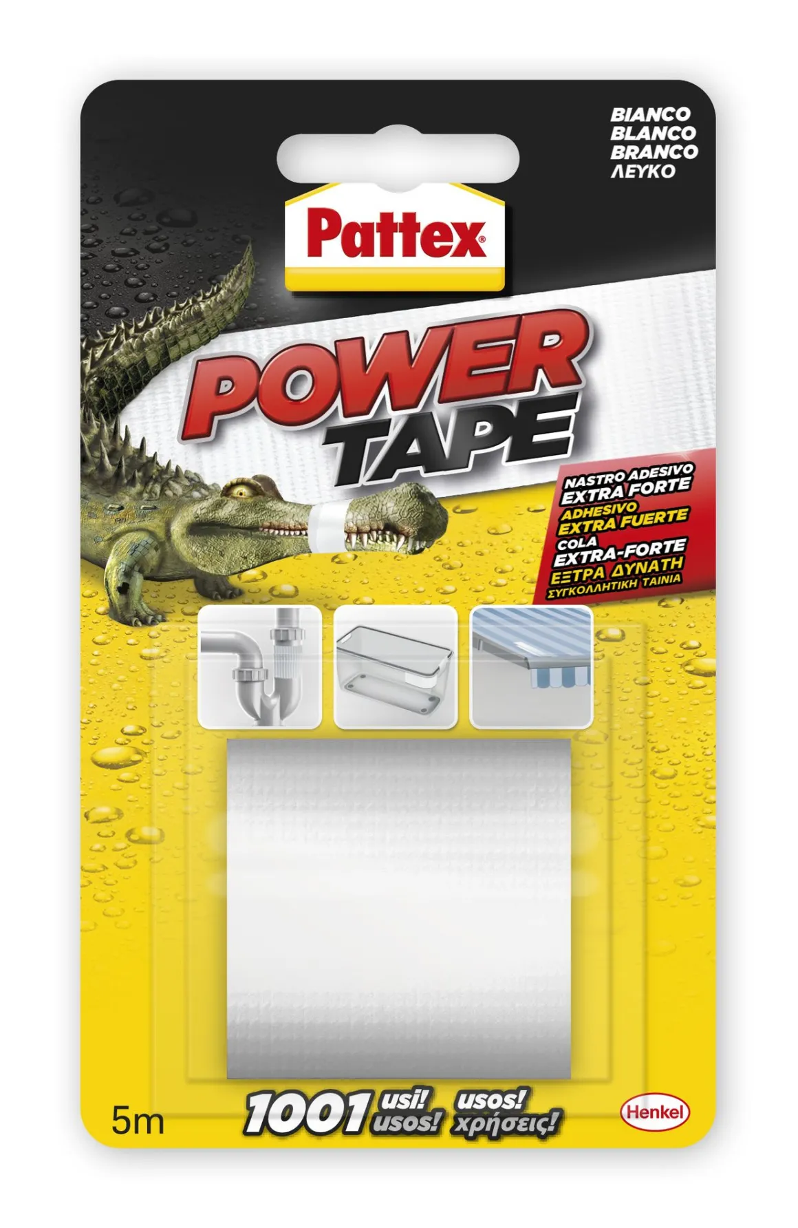 PATTEX POWER TAPE BIANCO 50mm X 5mt: vendita online PATTEX POWER TAPE BIANCO 50mm X 5mt in offerta