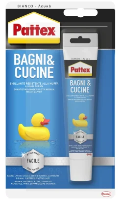 PATTEX TUBO SIGILLANTE BAGNI & CUCINE 50ml: vendita online PATTEX TUBO SIGILLANTE BAGNI & CUCINE 50ml in offerta