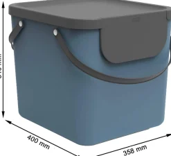 PATTUMIERA ALBULA BLU 40X35.8X34CM 40LT: vendita online PATTUMIERA ALBULA BLU 40X35.8X34CM 40LT in offerta
