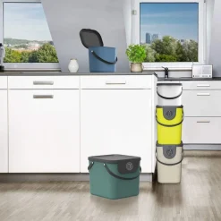 PATTUMIERA ALBULA VERDE SCURO 40X35.8X34CM 40LT: vendita online PATTUMIERA ALBULA VERDE SCURO 40X35.8X34CM 40LT in offerta