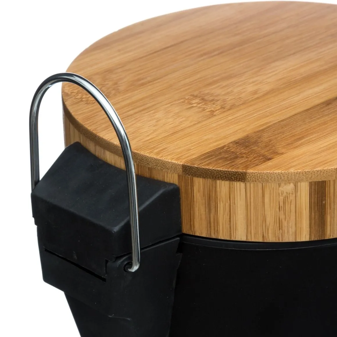 PATTUMIERA BAGNO 3LT NERO E NATURALE