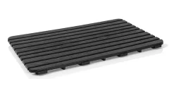 PEDANA DOCCIA WOODY CM 50X80 IN POLIPROPILENE NERA