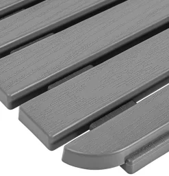 PEDANA DOCCIA WOODY CM 50X80 IN POLIPROPILENE GRIGIA