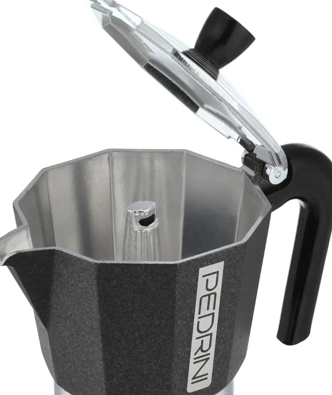 PEDRINI - CAFFETTIERA 1 TAZZA LINEA INFINITY ROCK ANTRACITE