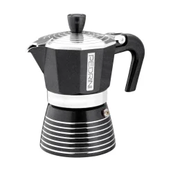 PEDRINI - CAFFETTIERA 3 TAZZE LINEA INFINITY ROCK ANTRACITE