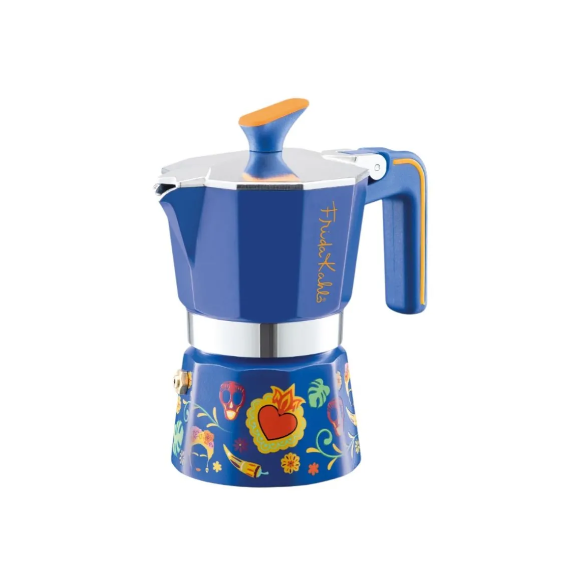 PEDRINI - CAFFETTIERA 2 TAZZE LINEA FRIDA KHALO ASSORTITO