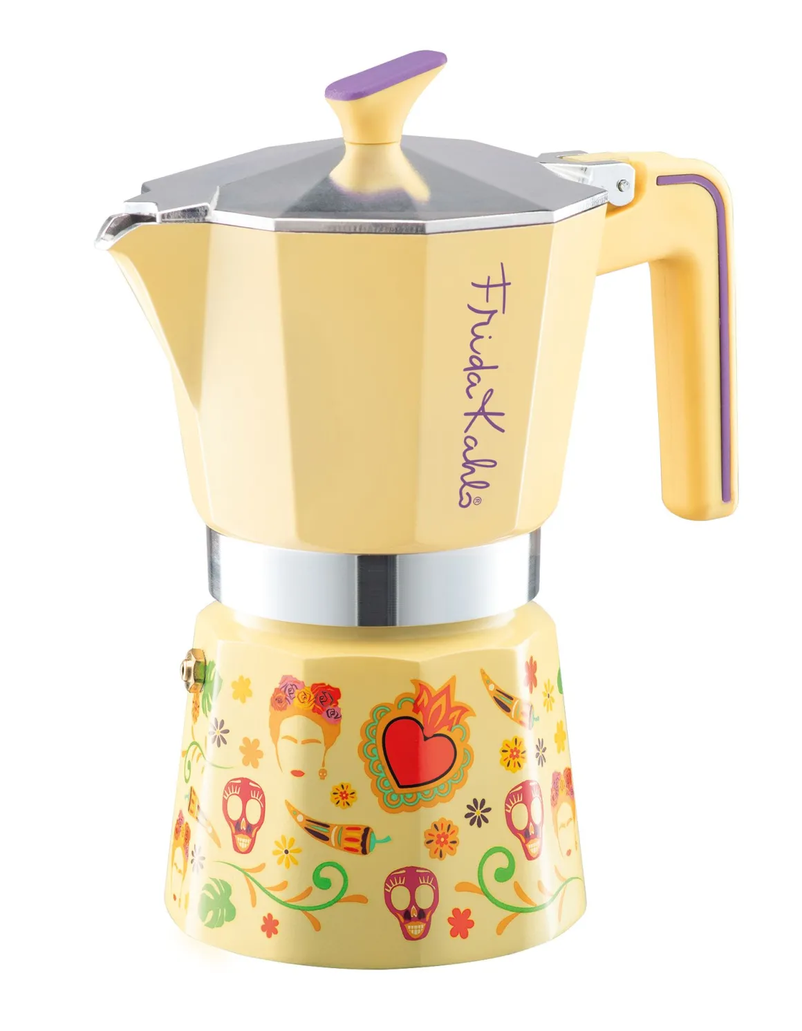 PEDRINI - CAFFETTIERA 6 TAZZE LINEA FRIDA KHALO ASSORTITO