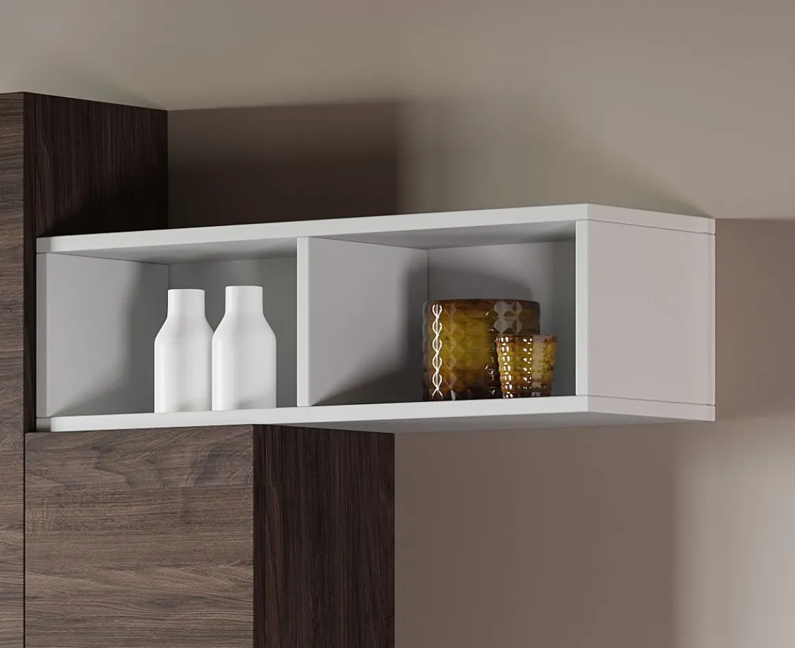 PENSILE MOD. ISIDE CM 71X20 H. 20 BIANCO LUCIDO