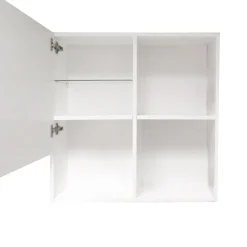 PENSILE MOD. LINEA AURA CM 71X22 H. 71 BIANCO LUCIDO