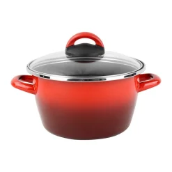 PENTOLA 2 MANICI LINEA SFUMATO ROSSO DIAM. 20CM