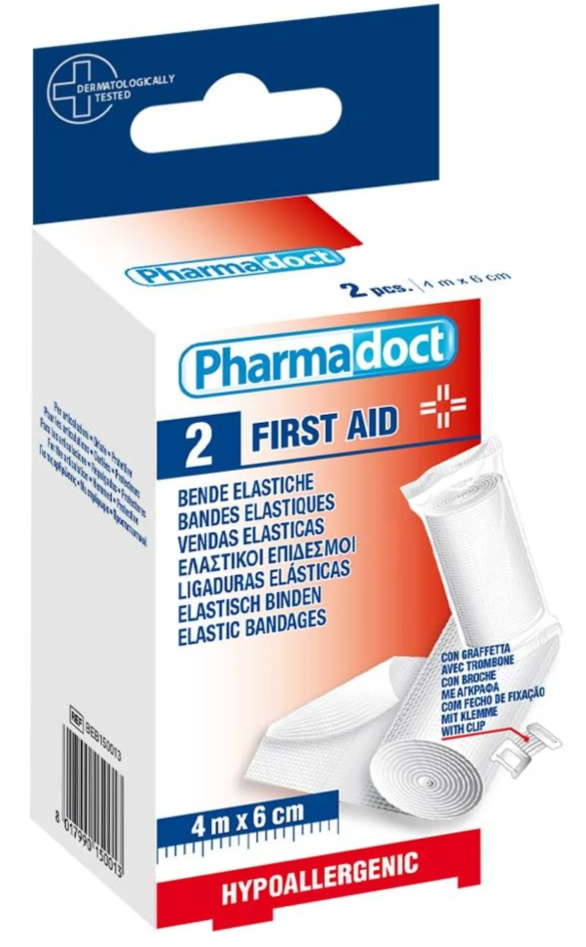 PHARMADOCT 2 BENDE 4MX6CM ELASTICHE: vendita online PHARMADOCT 2 BENDE 4MX6CM ELASTICHE in offerta