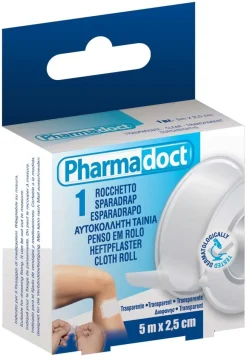 PHARMADOCT 5MX2.5CM ROCCHETTO TRASPARENTE: vendita online PHARMADOCT 5MX2.5CM ROCCHETTO TRASPARENTE in offerta