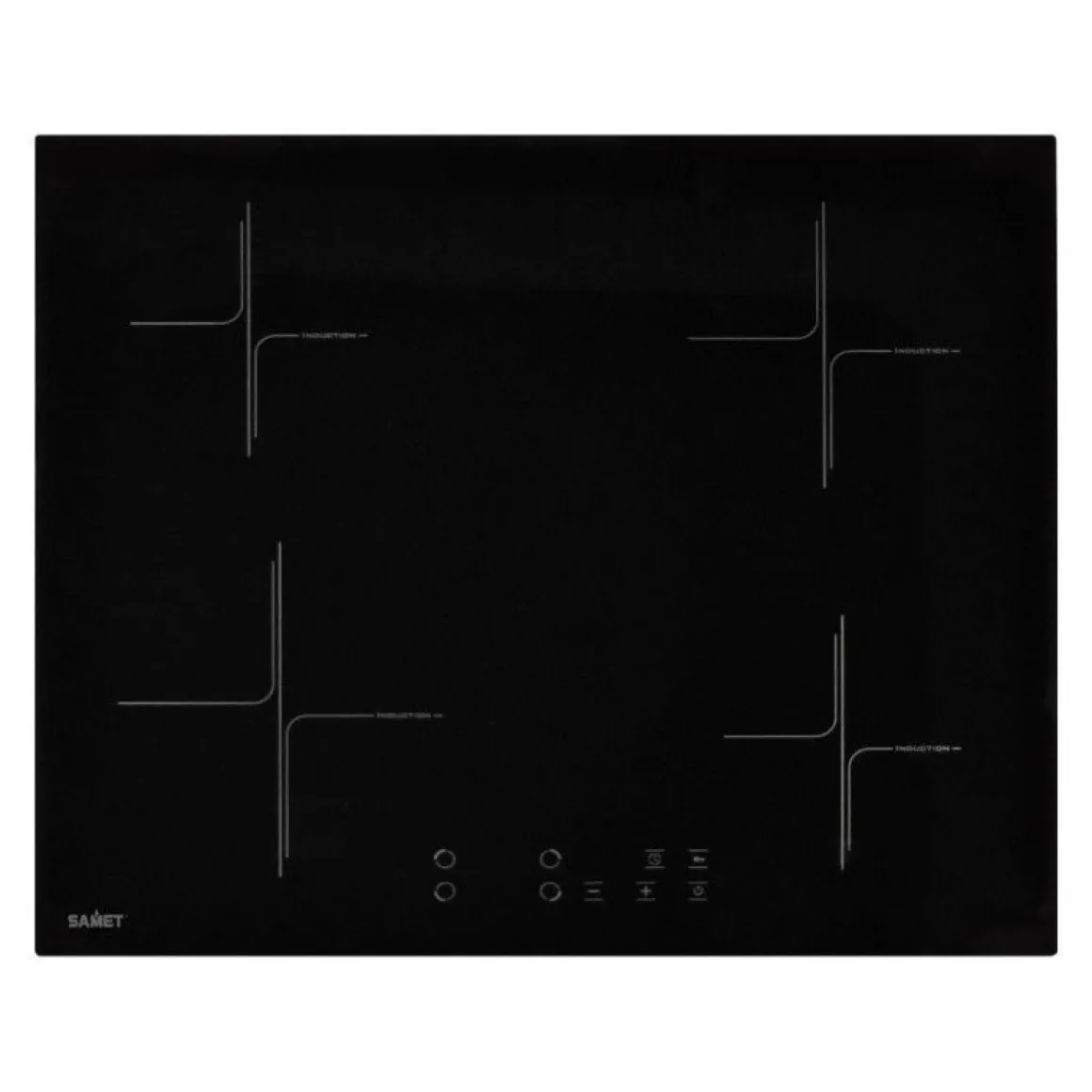 PIANO COTTURA INDUZIONE CM 60 SAMET ETNA 60 4 ZONE