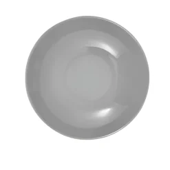 PIATTO FONDO MONOCOLORE IN CERAMICA DIAM. 21CM GRIGIO
