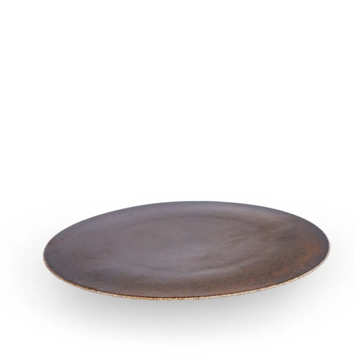 PIATTO CARPACCIO PORCELLANA ACTIVE REACTIVE DIAM. 29CM MARRONE