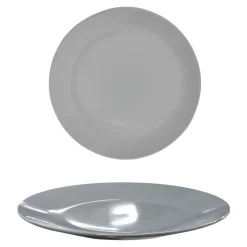 PIATTO DESSERT MONOCOLORE IN CERAMICA DIAM. 20CM GRIGIO