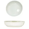 PIATTO FONDO IN CERAMICA LINEA FONT DIAM. 22CM BEIGE