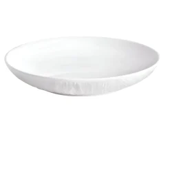 PIATTO FONDO IN PORCELLANA LINEA WALL DIAM. 25CM BIANCO