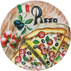 PIATTO PER PIZZA POLO IN MELAMINA DIAM. 33CM ASSORTITO