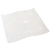 PIATTO PIANO IN PORCELLANA LINEA HELTON DIAM. 26CM BIANCO